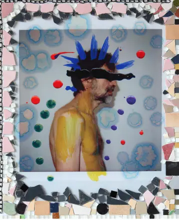 2021 Polaroid scanné, agrandi et mosaiques de Briare