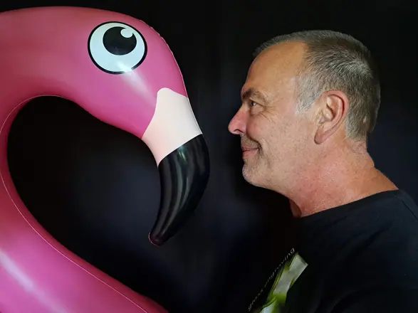 Le flamant rose et Wilhelm Vernim