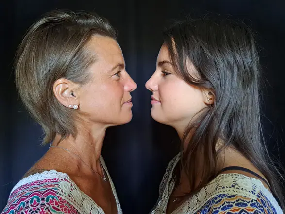 Guylène et Lily